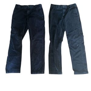 Amazon Essentials‎ Men's size 32x33 Black and Navy Corduroy Pants